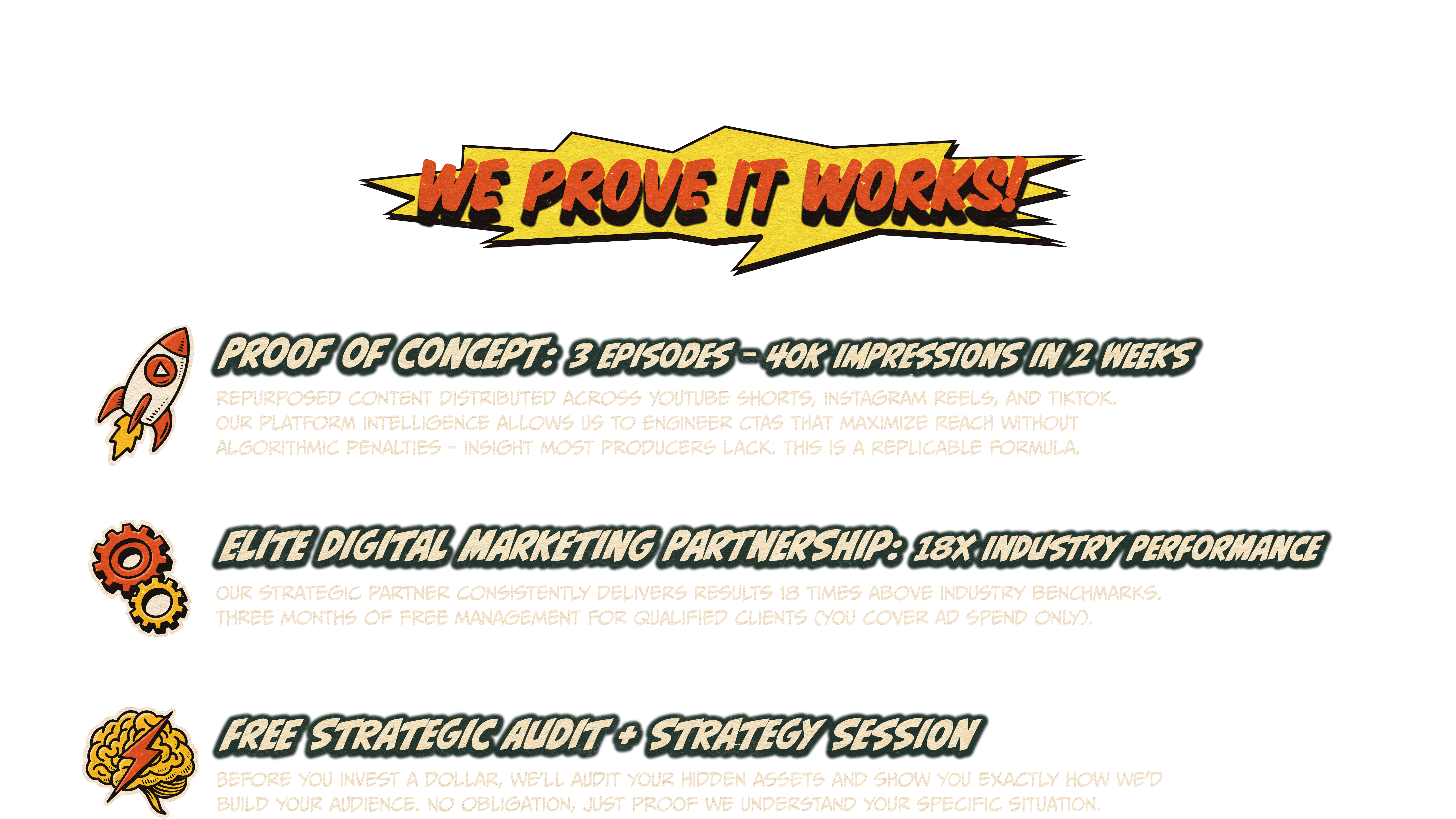 We Prove It Works